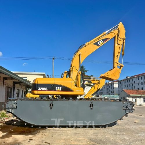Used CAT 320CL Amphibious Swamp Buggy Excavator