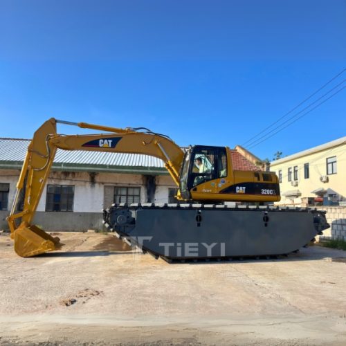 Used CAT 320CL Amphibious Swamp Buggy Excavator