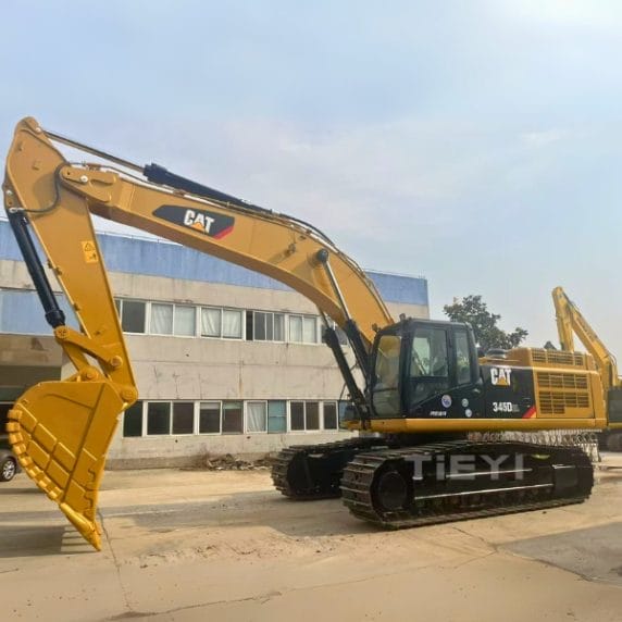 CAT 345D2L Original Used 45 ton excavators sale by TieYi Machinery
