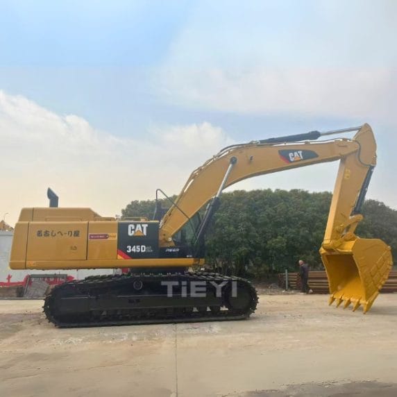CAT 345D2L Original Used 45 ton excavators sale by TieYi Machinery