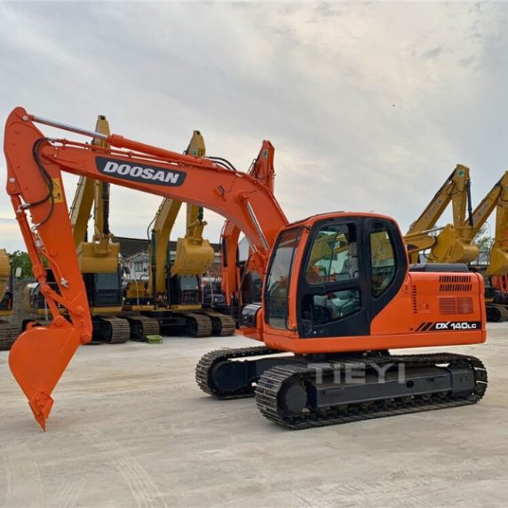 Original Doosan DX140LC Used Excavator hot sale by TieYi Machinery