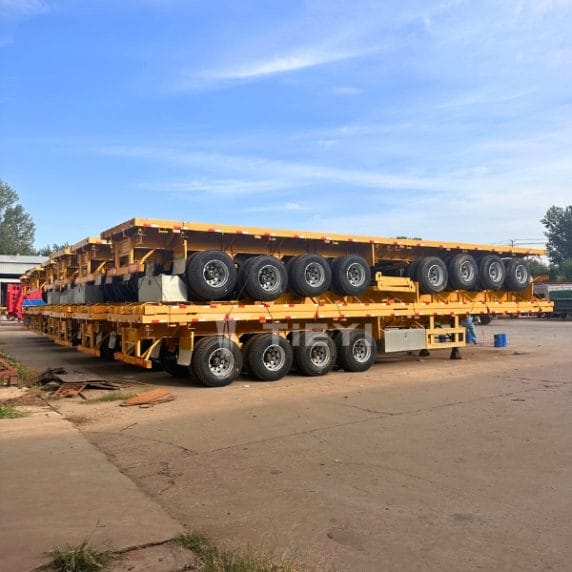 Flatbed Semi trailer New Trailers from TieYi Machinery
