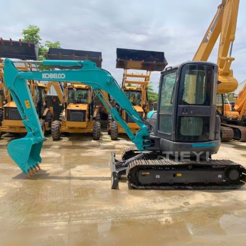 Original Used Kobelco Crawler Excavator SK55-SR