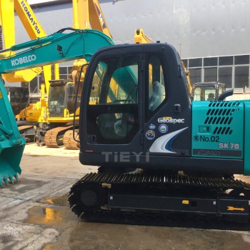 Original Used Kobelco Crawler Excavator SK75