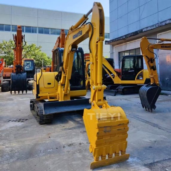 Original Komatsu PC56 Used Midi Excavator by TieYi Machinery