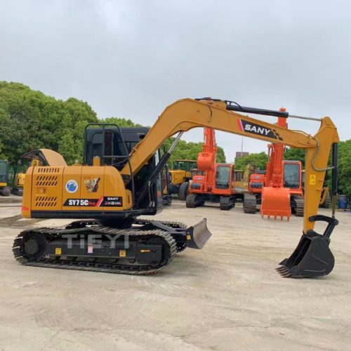 Original Used SANY SY75C Pro Crawler Excavator